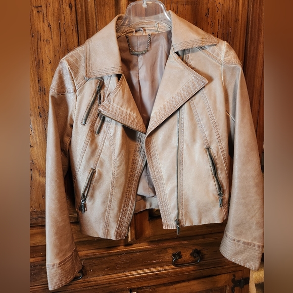 Biz Jackets & Blazers - Paparazzi motorbike vegan jacket size small